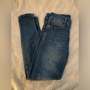 Express cropped legging mid rise jeans size 2